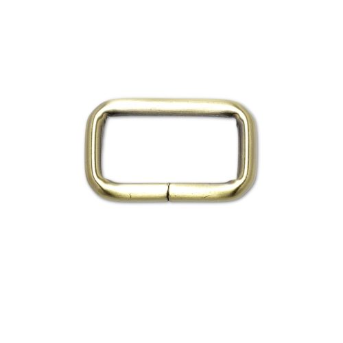 Iron Square Shaped Handbag Strap Holder, Gold, 40 mm x 20 mm