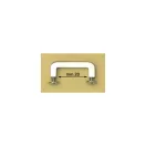 Handbag Strap Holder Bridge, Nickel, 20 mm
