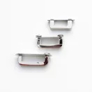 Handbag Strap Holder Bridge, Nickel, 20 mm
