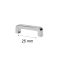 Handbag Strap Holder Bridge, Nickel, 25 mm