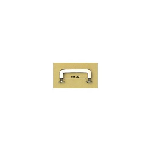 Handbag Strap Holder Bridge, Nickel, 25 mm