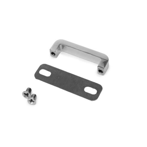 Handbag Strap Holder Bridge, Nickel, 25 mm
