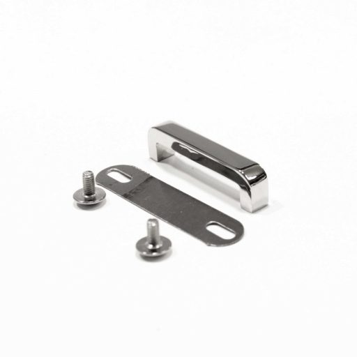 Handbag Strap Holder Bridge, Nickel, 30 mm