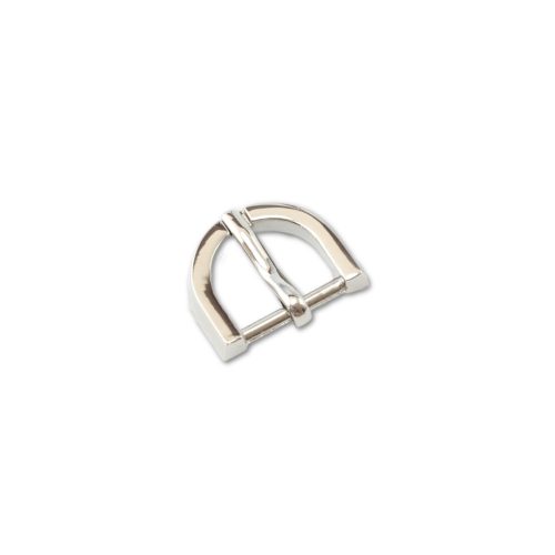 Semicircular Buckle, Nickel, 15 mm