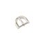 Semicircular Buckle, Nickel, 15 mm