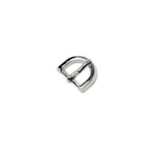 Semicircular Buckle, Nickel, 15 mm