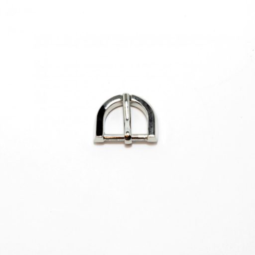 Semicircular Buckle, Nickel, 15 mm