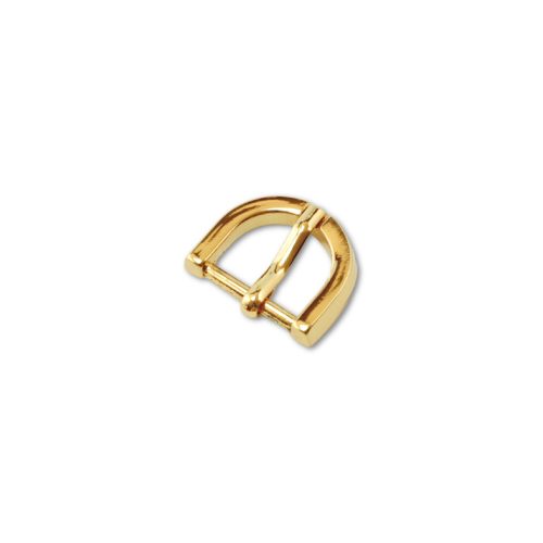 Semicircular Buckle, Gold, 15 mm