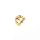 Semicircular Buckle, Gold, 15 mm