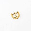 Semicircular Buckle, Gold, 15 mm