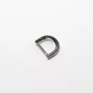 Flat D-ring, 15 mm, Nickel