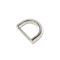 Flat D-ring, Nickel, 25 mm