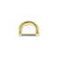 Flat D-ring, Gold, 20 mm, Second rate