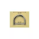 Flat D-ring, Gold, 20 mm