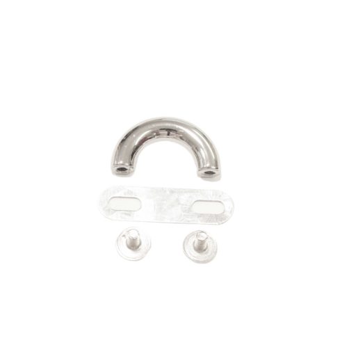Handbag Strap Holder Bridge, Nickel, 14 mm