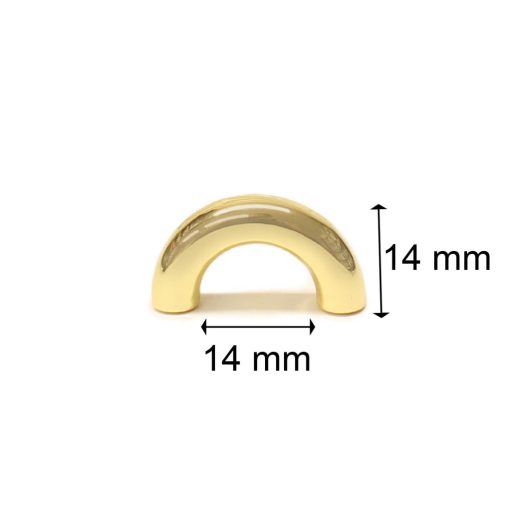 Handbag Strap Holder Bridge, Gold, 14 mm