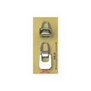 Customisable Zipper Pull, Nickel, for 10 mm wide leather
