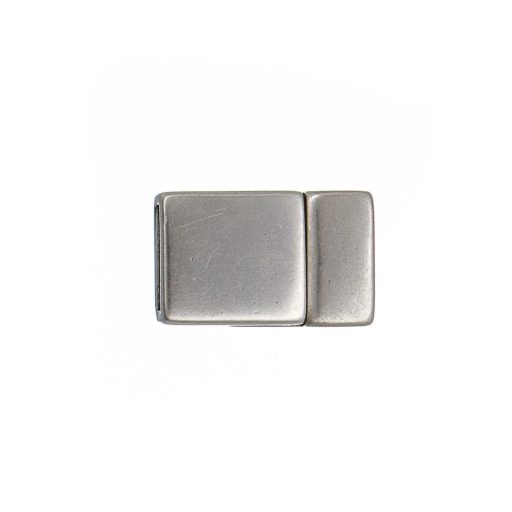 Bracelet Buckle 10 mm, Silver Plated