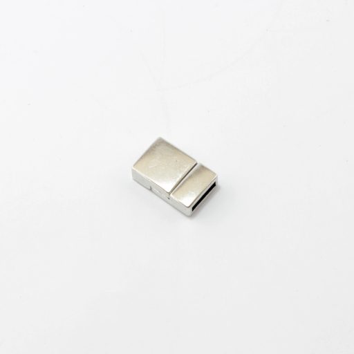 Bracelet Buckle 10 mm, Silver Plated