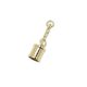 Zipper Pull, Bag Sharm , Gold