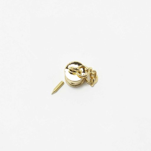 Zipper Pull, Bag Sharm , Gold