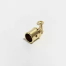 Zipper Pull, Bag Sharm , Gold