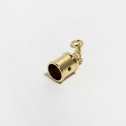Zipper Pull, Bag Sharm , Gold