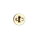 Round Turning Lock, Gold