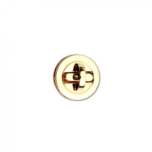 Round Turning Lock, Gold