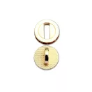Round Turning Lock, Gold