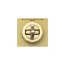 Round Turning Lock, Gold
