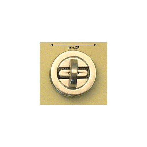 Round Turning Lock, Gold