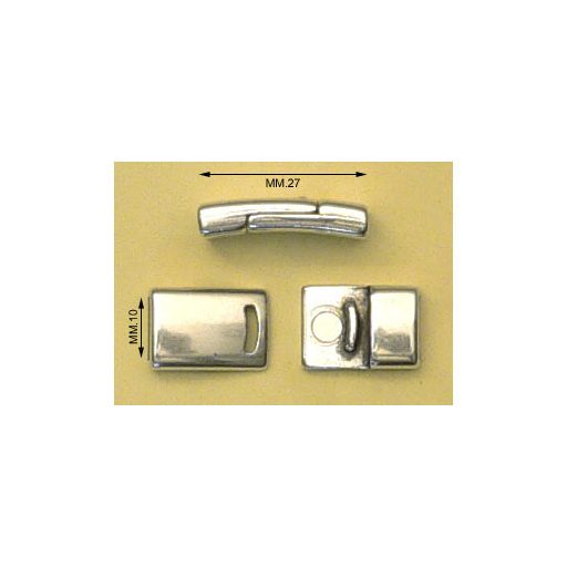 ilver-Plated Magnetic Bracelet Clasp 13 mm