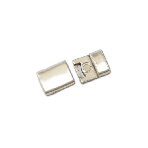 Silver-Plated Magnetic Bracelet Clasp 13 mm