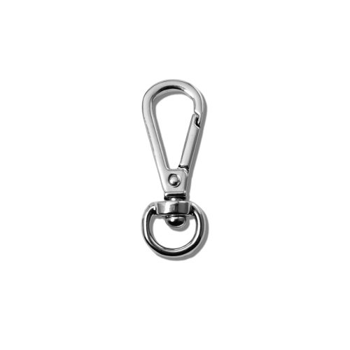 carabiner, Nickel, 9 mm