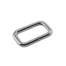 Zamak Rectangle Shaped Handbag Strap Holder, Black Nickel, 40 mm