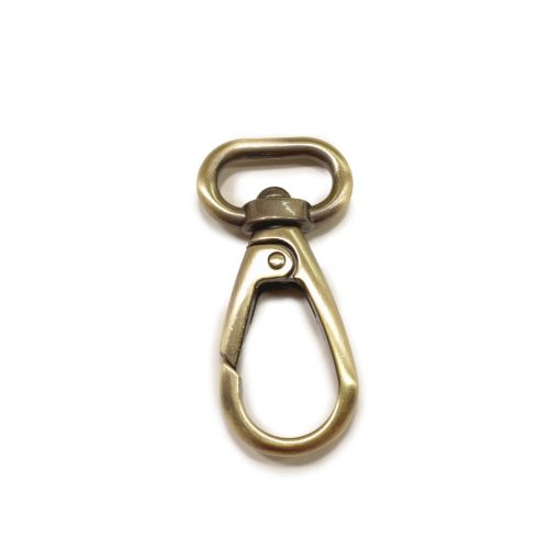 carabiner, Brushed Antique, 20 mm