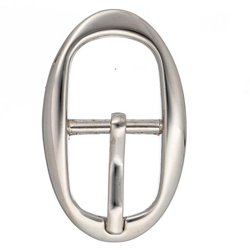 Curved Women’s Belt Buckle, Nickel Finish 20 mm