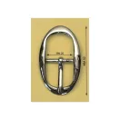 Curved Women’s Belt Buckle, Nickel Finish 20 mm