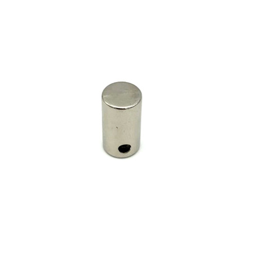 Cord End, Nickel,  6 mm x 15 mm