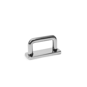 Handbag Strap Holder Bridge, Nickel, 20 mm