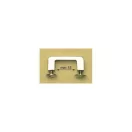 Handbag Strap Holder Bridge, Nickel, 15 mm