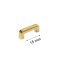 Handbag Strap Holder Bridge, Gold 15 mm