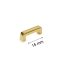 Handbag Strap Holder Bridge, Gold 15 mm