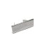 Engravable Metal Plaque, 40x15 mm, Nickel