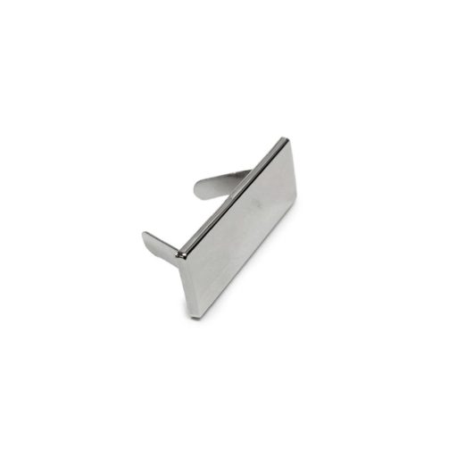 Engravable Metal Plaque, 40x15 mm, Nickel