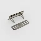 Engravable Metal Plaque, 40x15 mm, Nickel