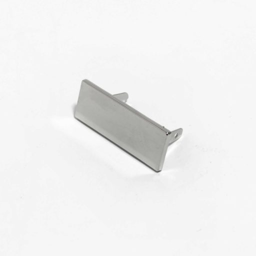 Engravable Metal Plaque, 40x15 mm, Nickel