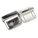 Tuck Lock with Key, Nickel, 50 mm