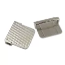 Tuck Lock with Key, Nickel, 50 mm